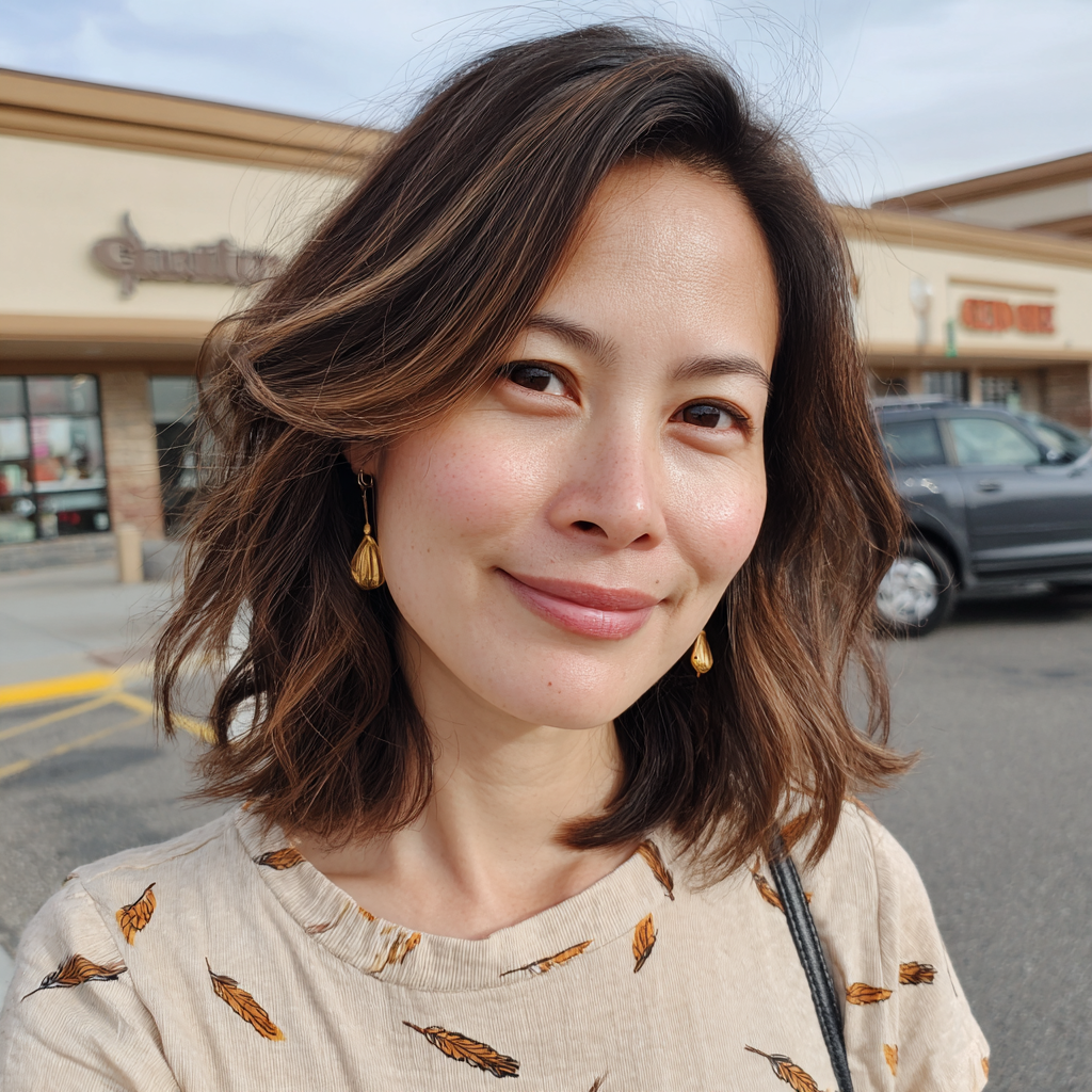 Chic Layered Beachy Bob with Subtle Highlights