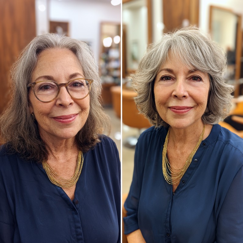 chic soft textured bob with subtle layers