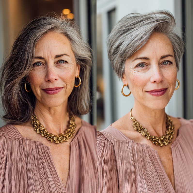 chic textured pixie cut with soft layers