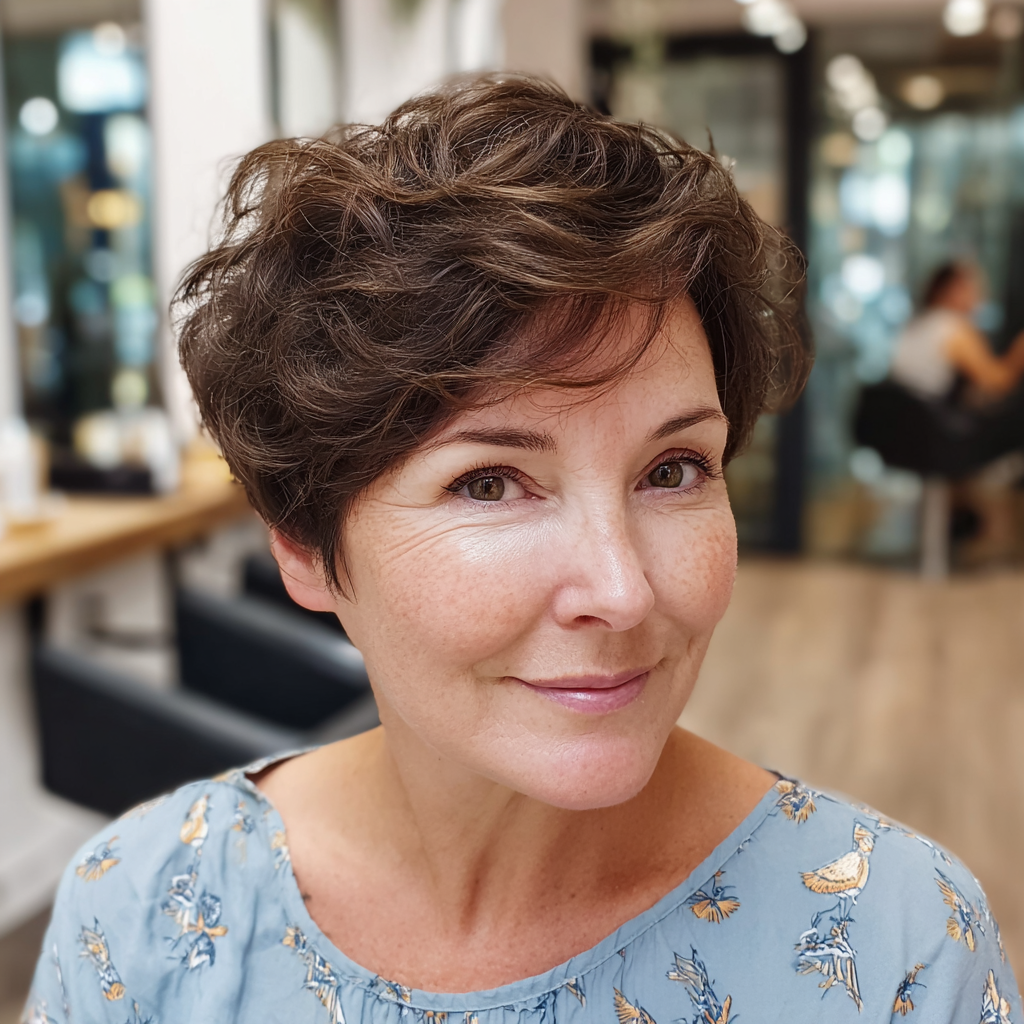 Chic Textured Short Pixie Cut