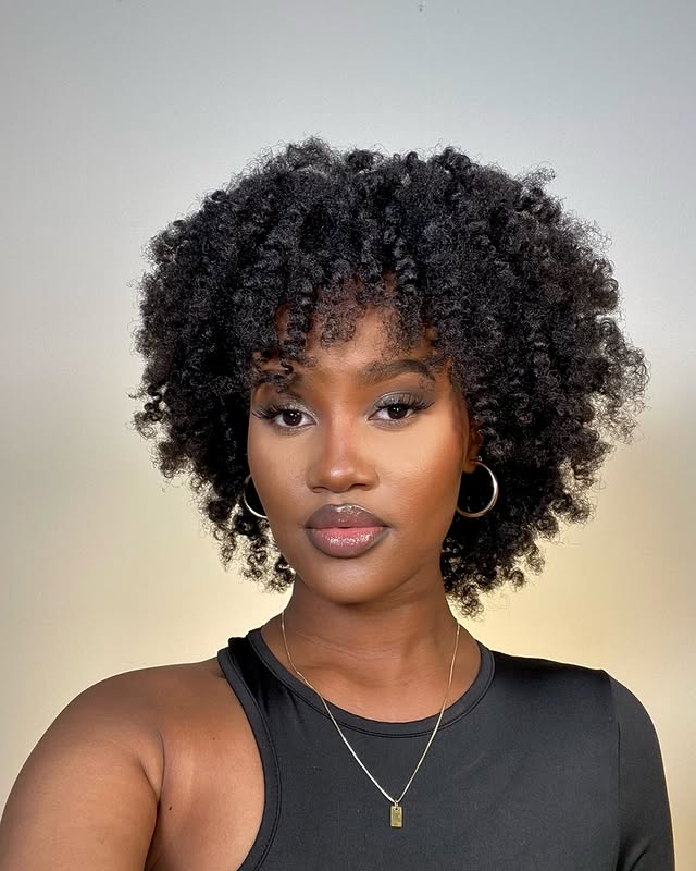 Defined Curly Twist Out with a Voluminous Finish