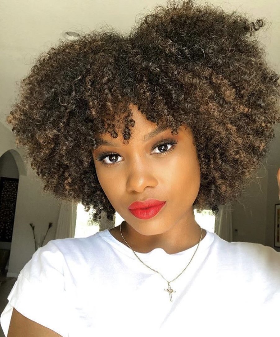 Full and Fluffy Twist Out with Defined Curls