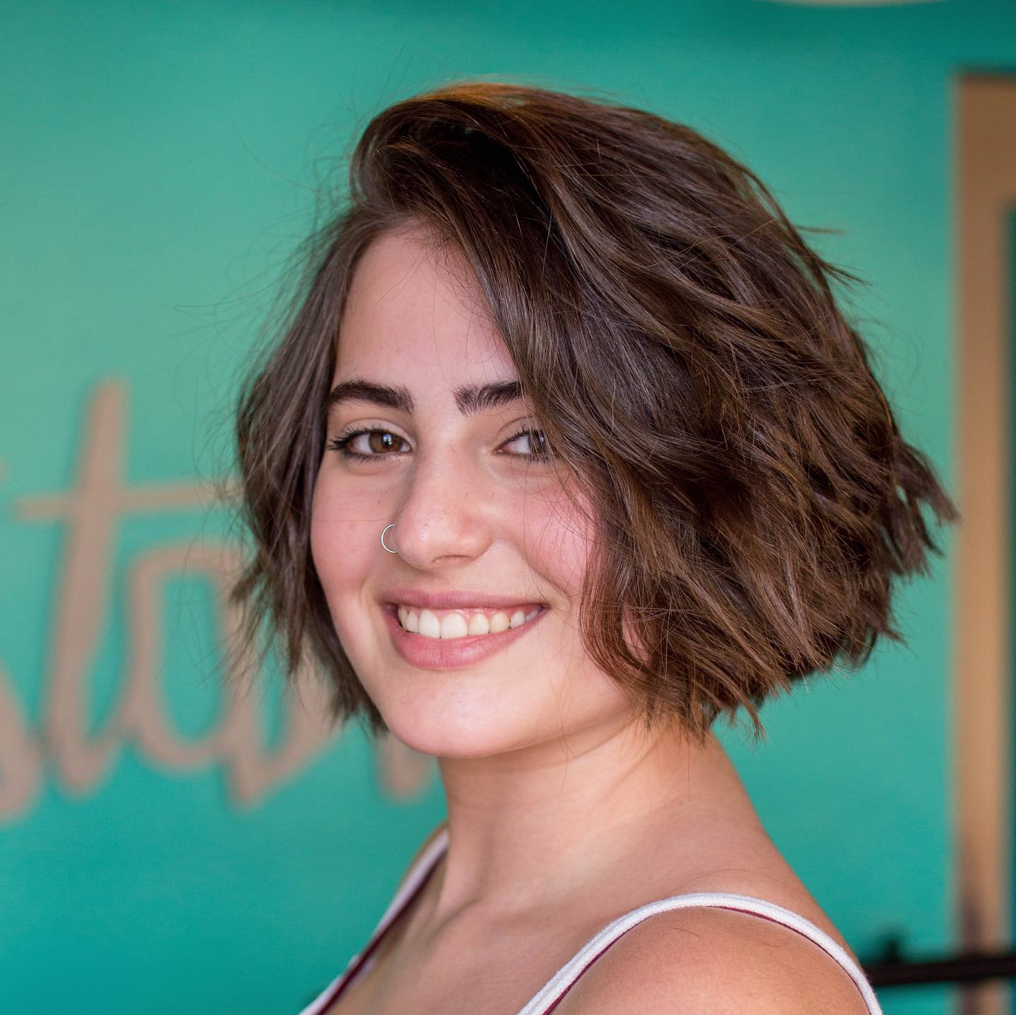 Playful Textured Bob with Soft Waves