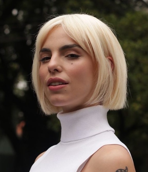 Stylish Blunt Bob with Subtle Layering
