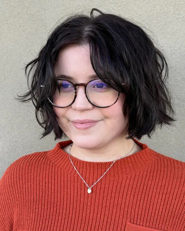 Textured Mid-Length Bob with Soft Waves