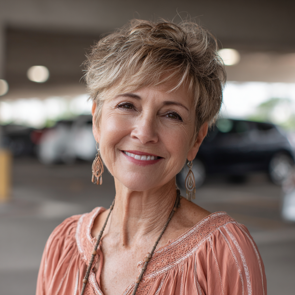 Textured Pixie Cut with Soft Volume and Light Layers