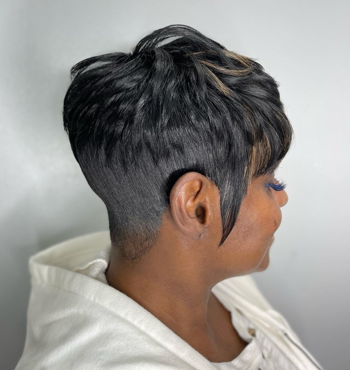 Textured Pixie Cut with Subtle Highlights