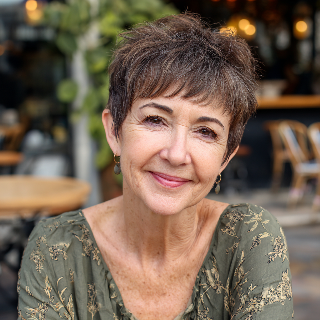 Textured Short Pixie with Soft Edges