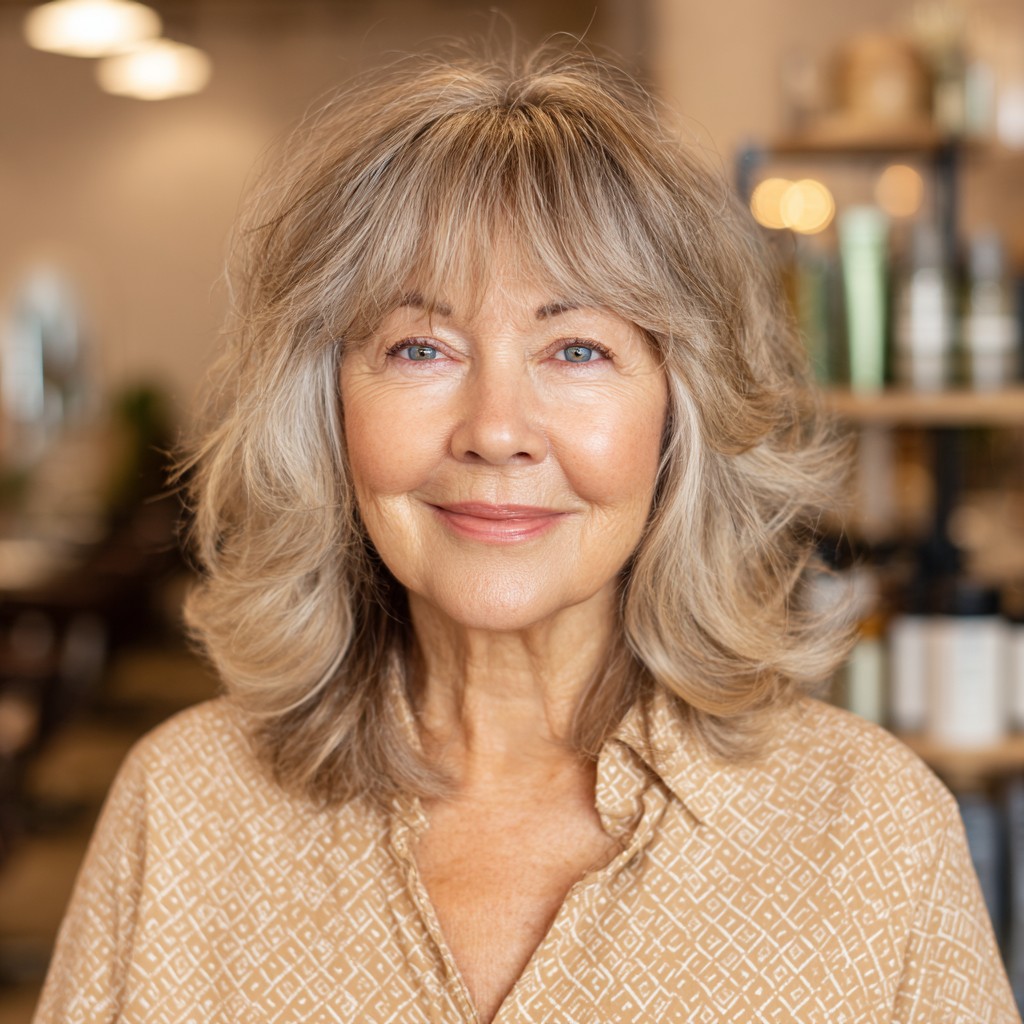 Textured Shoulder-Length Cut with Soft Layers