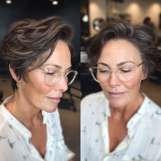 Chic Textured Pixie Cut with Soft Volume