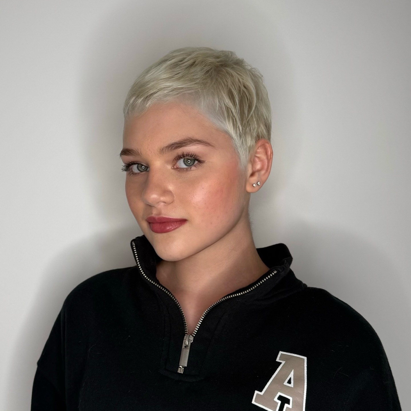 Bright Short Pixie with Textured Layers