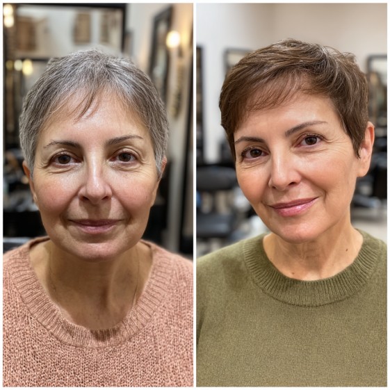 Chic Short Textured Cut with Soft Layers