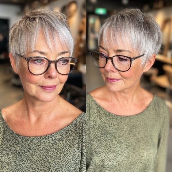 Chic Soft Pixie Cut with Light Layers