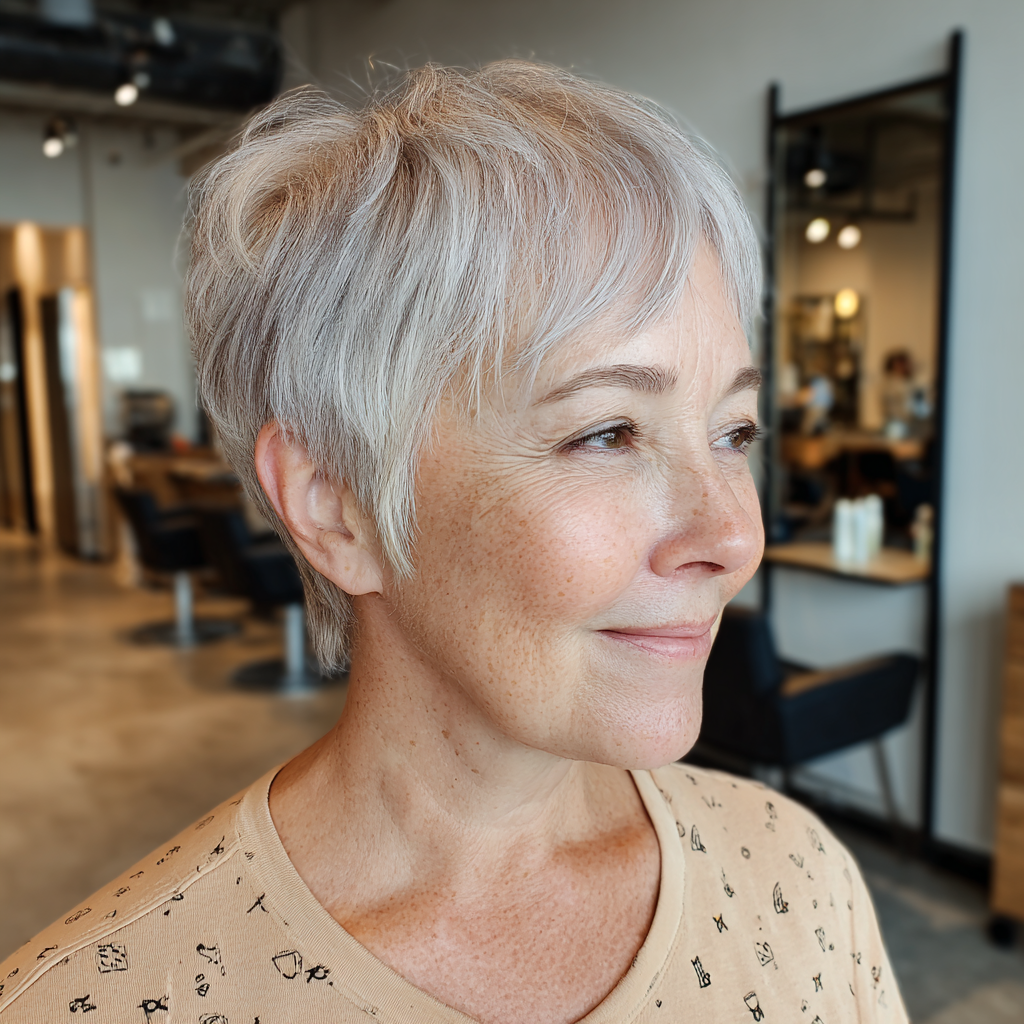 Chic Soft Textured Pixie with Subtle Layers