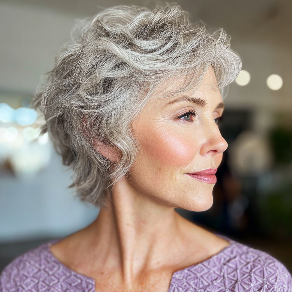 Chic Soft Textured Short Cut with Natural Waves