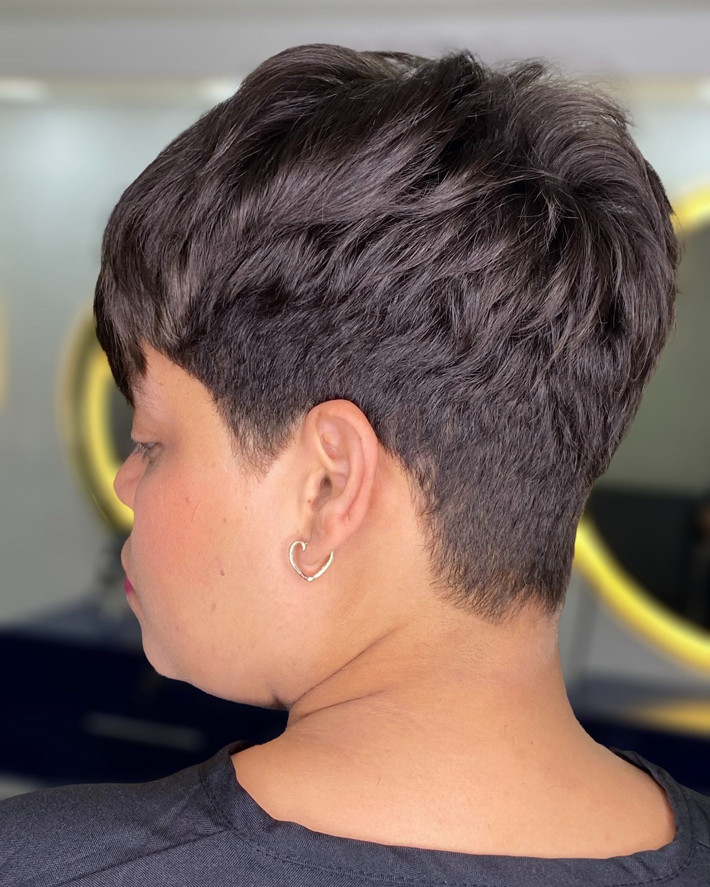 Chic Textured Pixie with Soft Back Layers