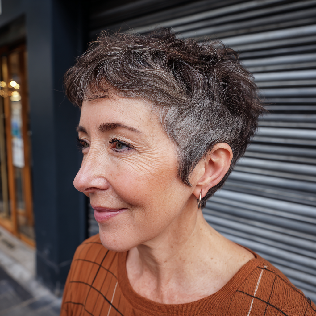 Chic Textured Short Cut with Defined Layers
