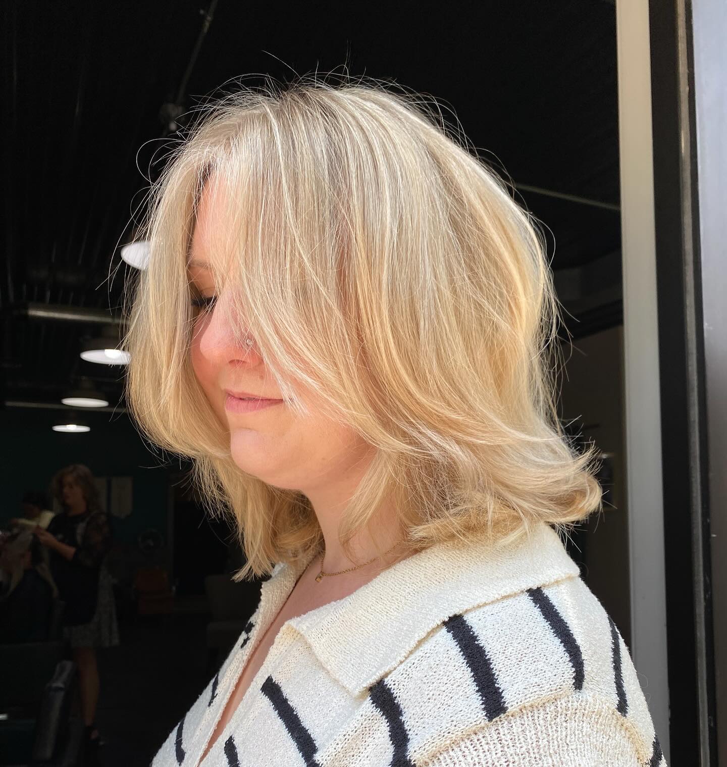 Effortless Textured Frayed Bob with Soft Layers