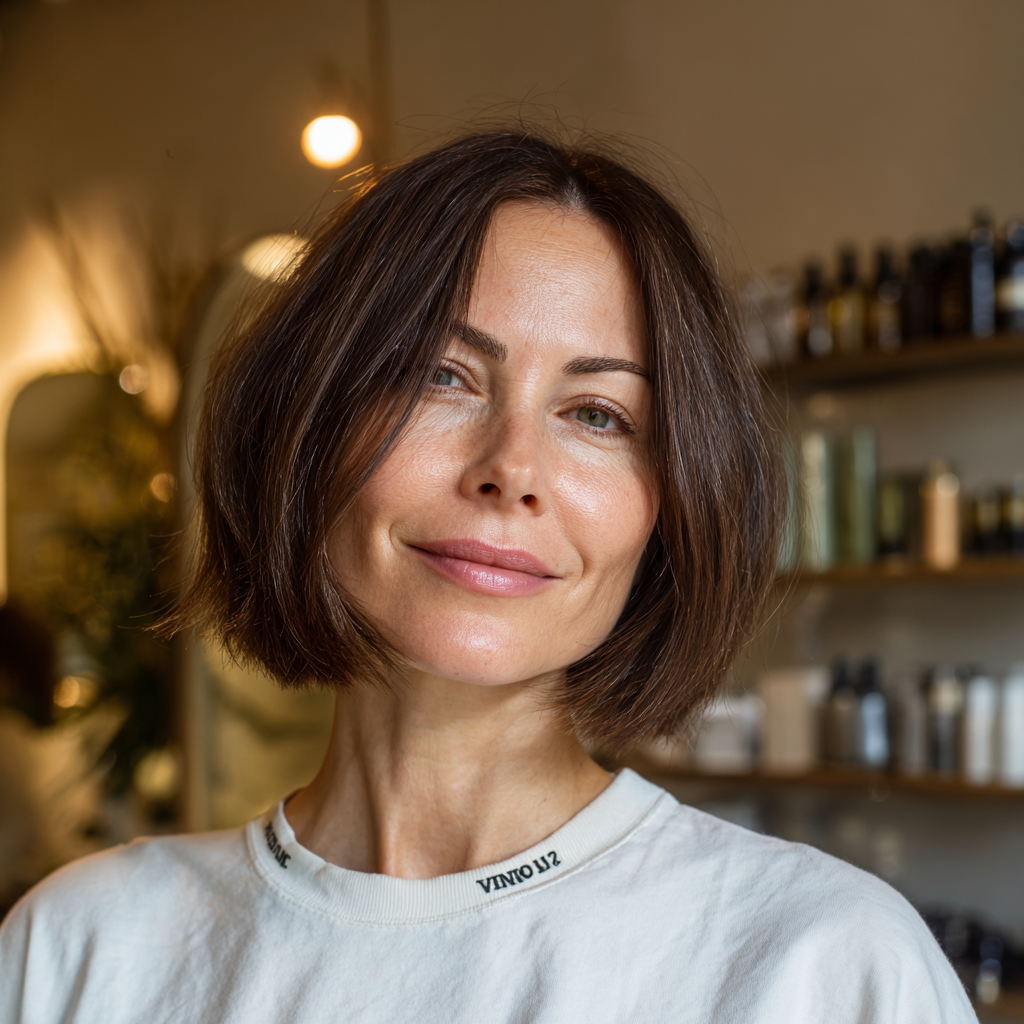 Elegant Textured Bob with Soft Movement
