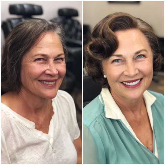 Elegant Vintage Waves with Soft Volume