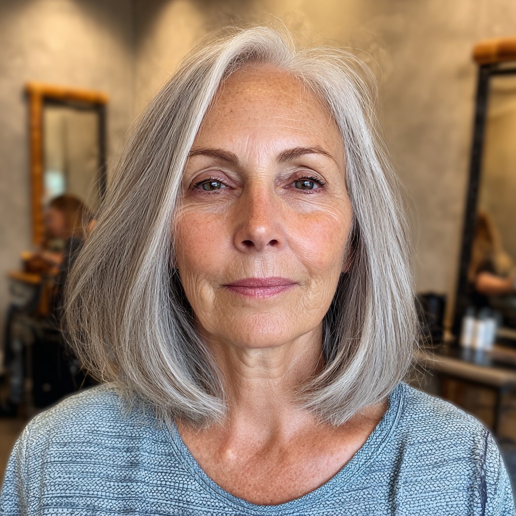 Modern Blunt Cut with Subtle Textured Ends