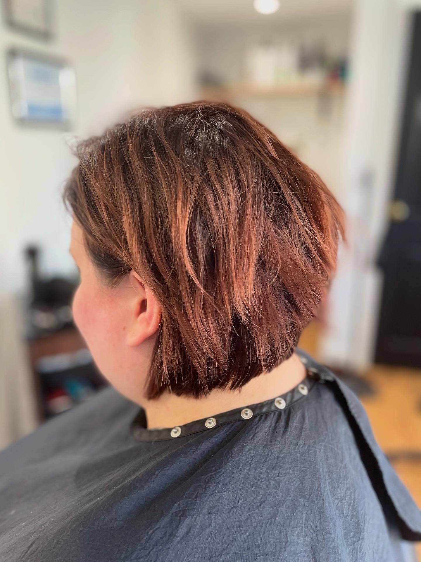 Modern Frayed Bob with Subtle Texture
