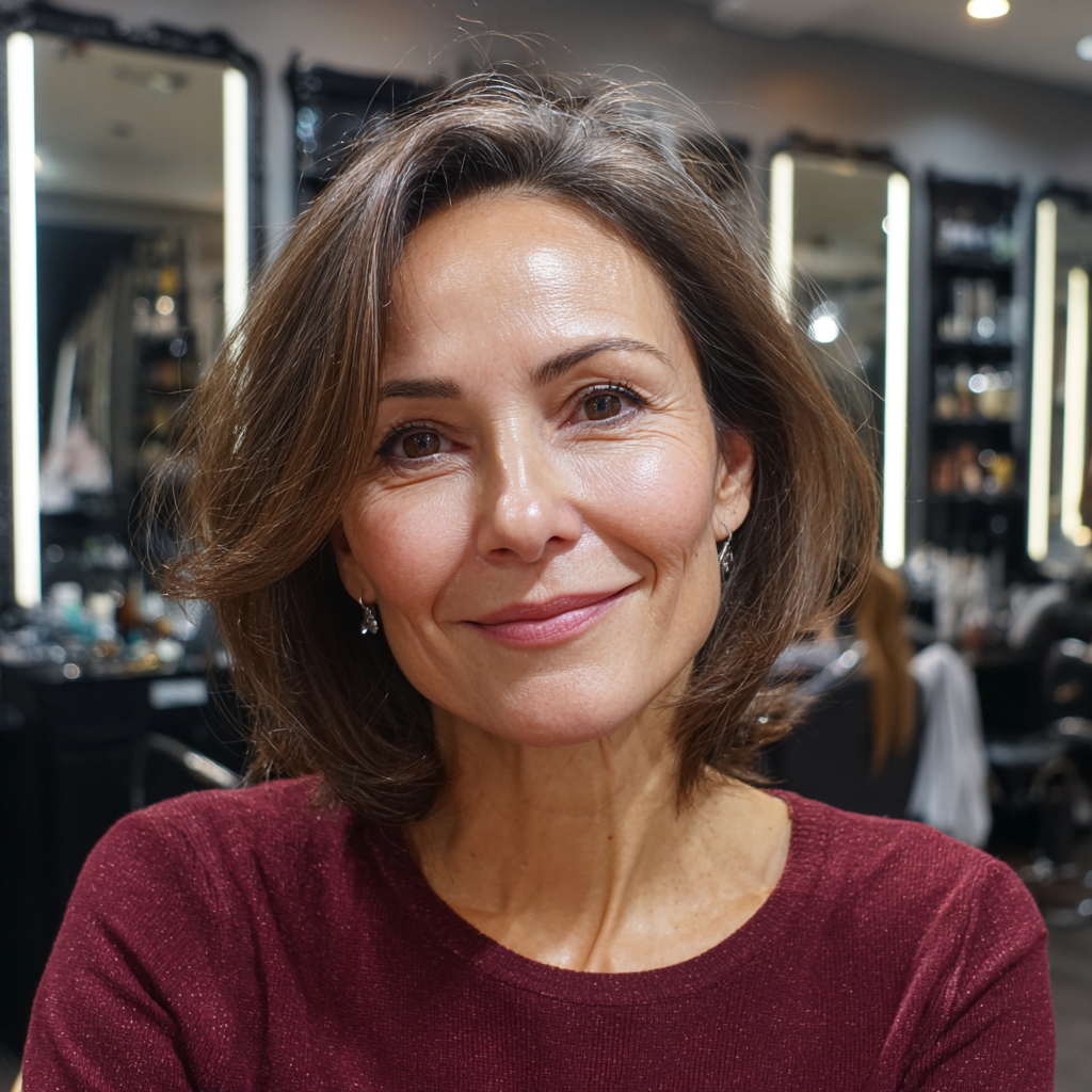 Modern Textured Bob with Soft Face-Framing Layers