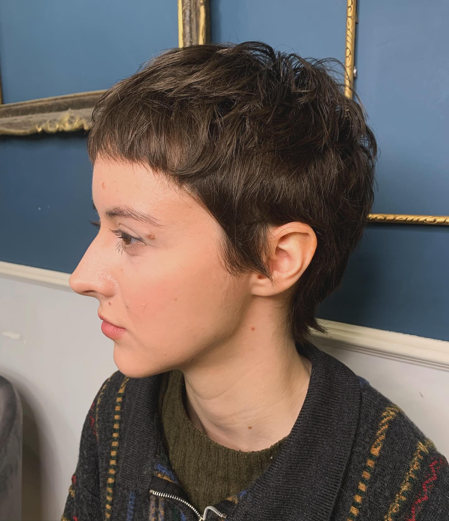 Modern Textured Pixie with Choppy Layers