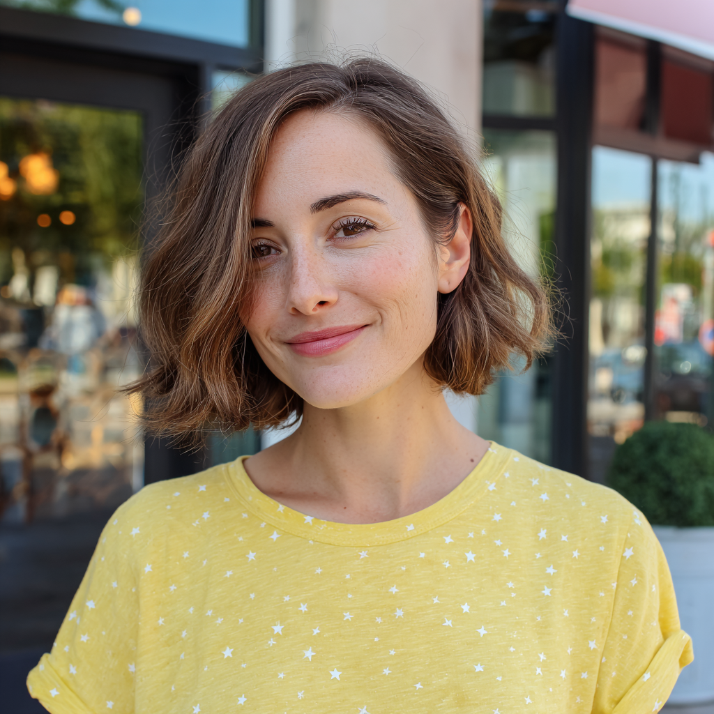 Playful Wavy Bob with Textured Ends
