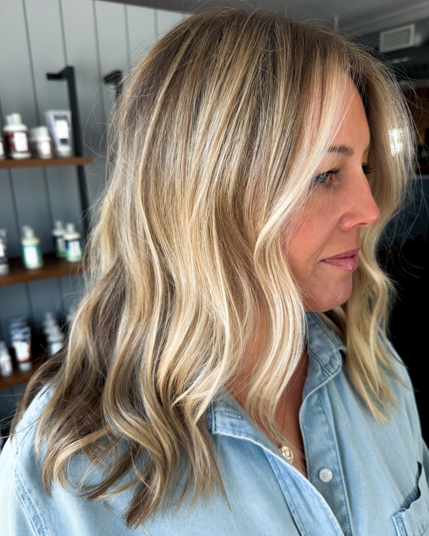 Soft Beachy Waves with Golden Dimension