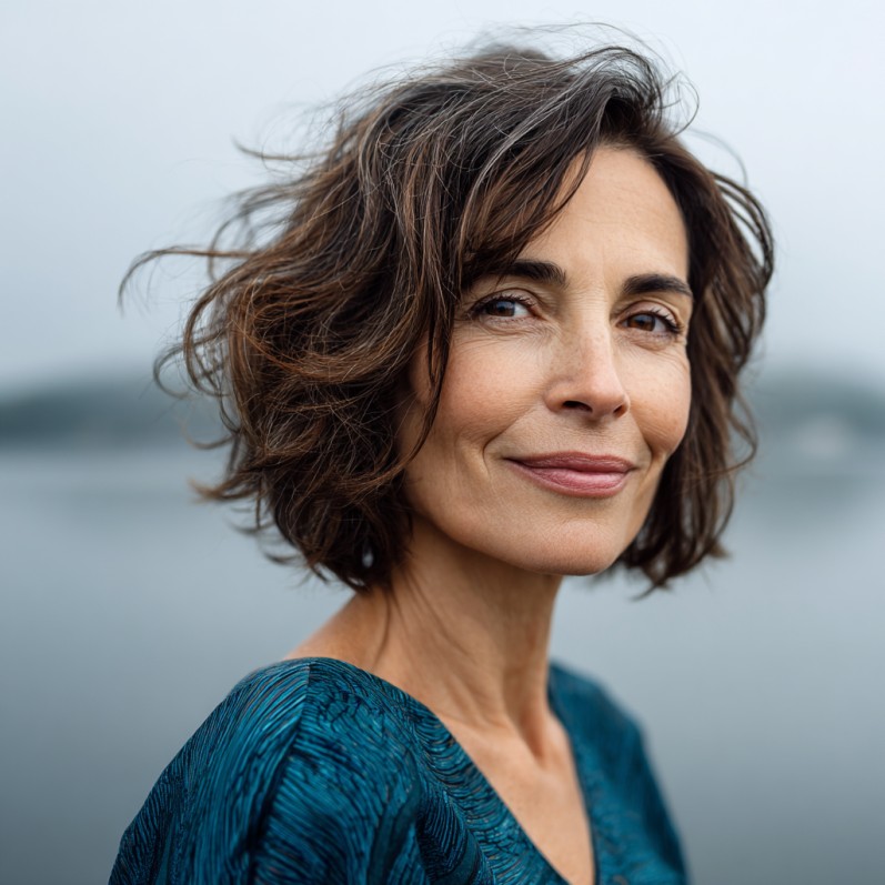 Soft Textured Bob with Natural Movement