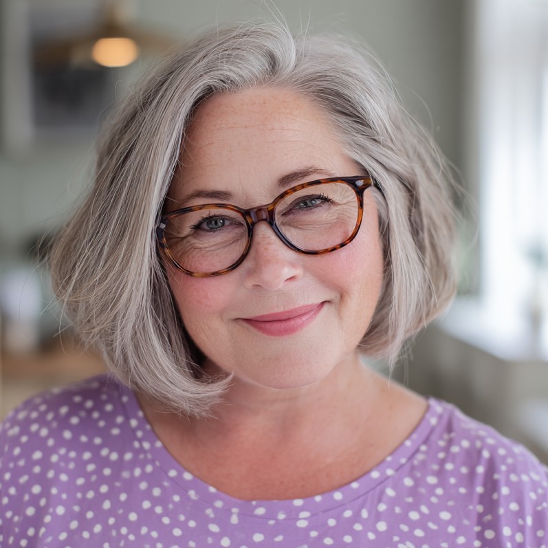 Softly Textured Bob with Gentle Movement