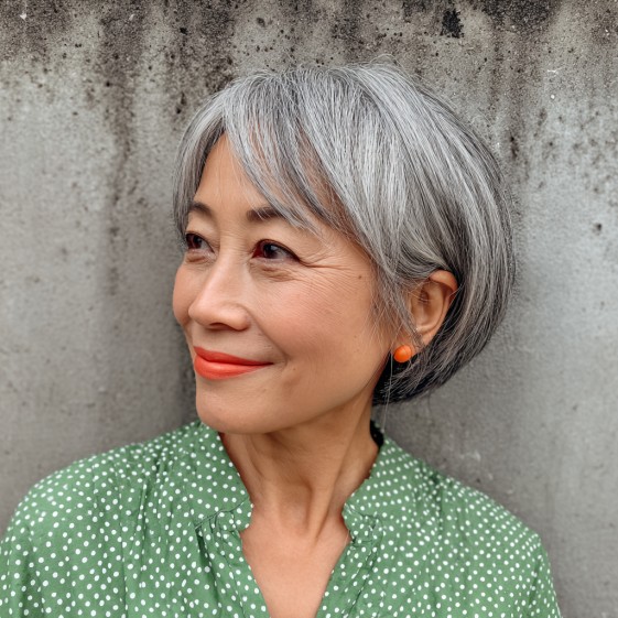 Stylish Modern Inverted Bob with Subtle Layers