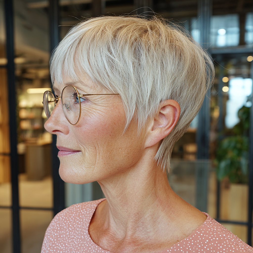 Stylish Textured Short Cut with Subtle Layers