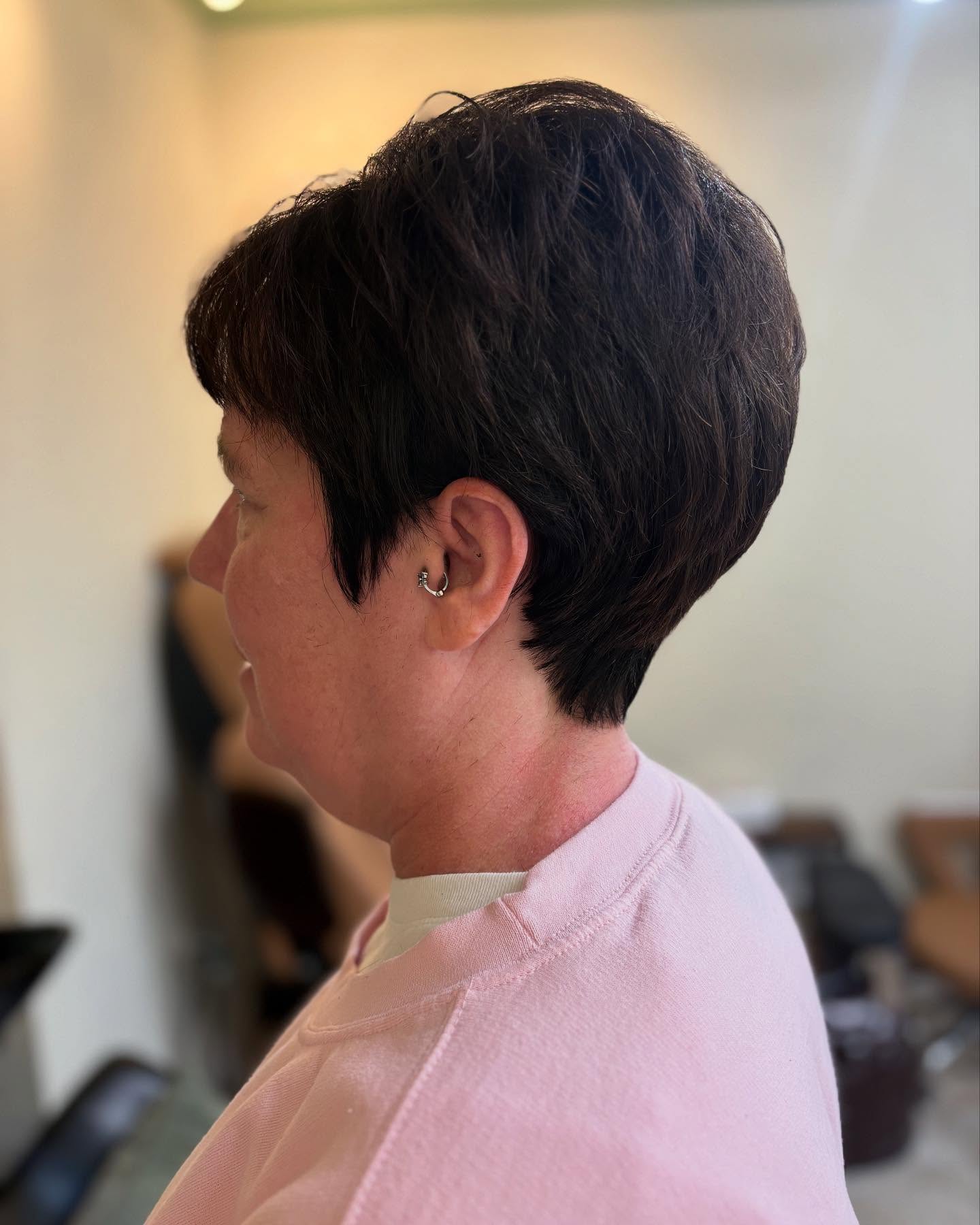Textured Chocolate Pixie with Subtle Layers