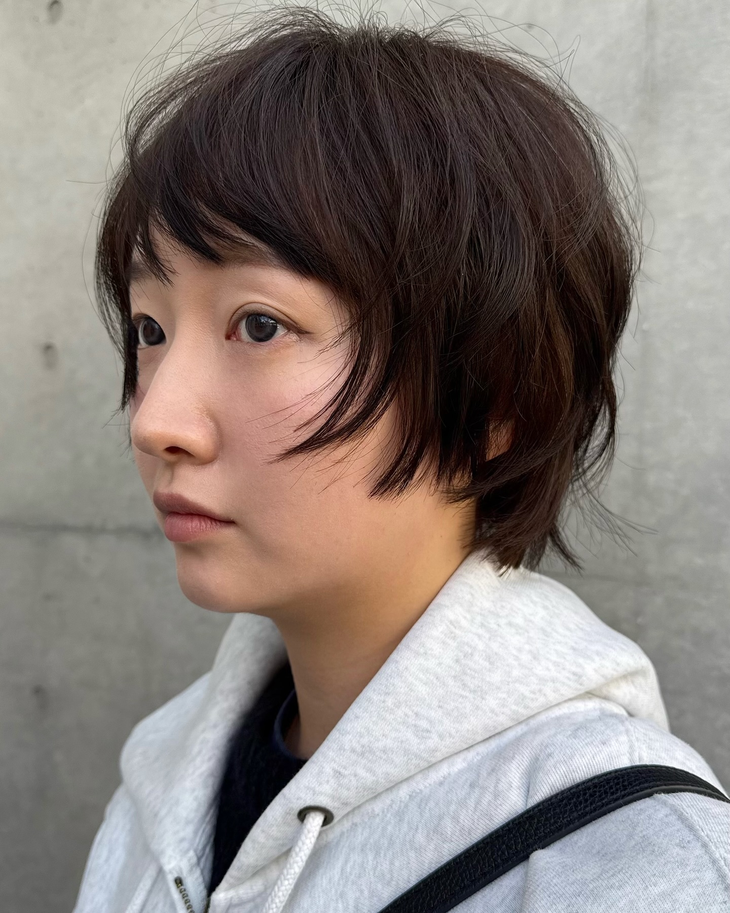 Trendy Textured Frayed Bob with Subtle Bangs
