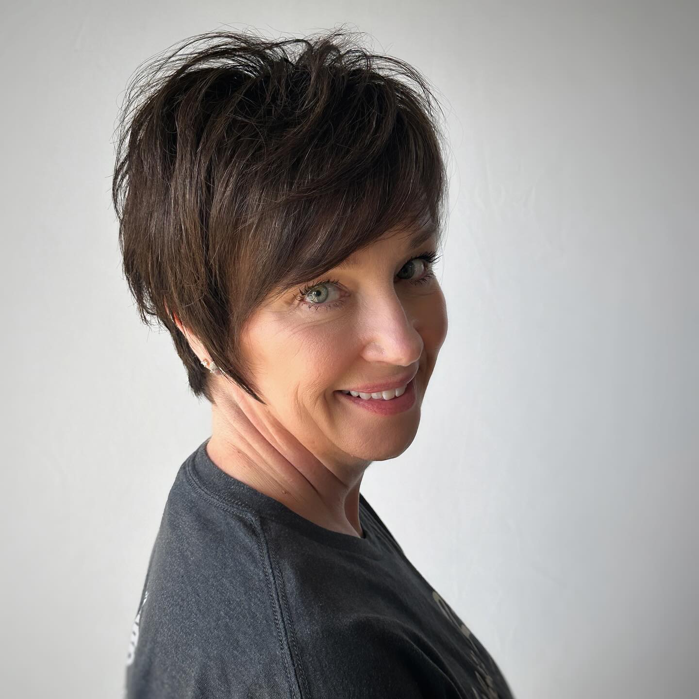 Chic Textured Piecey Pixie with Subtle Volume