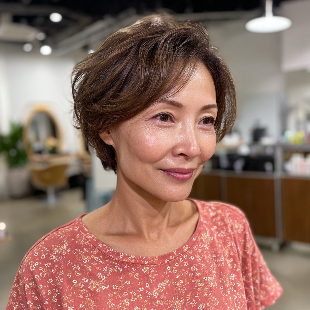 Chic Textured Short Cut with Soft Layers