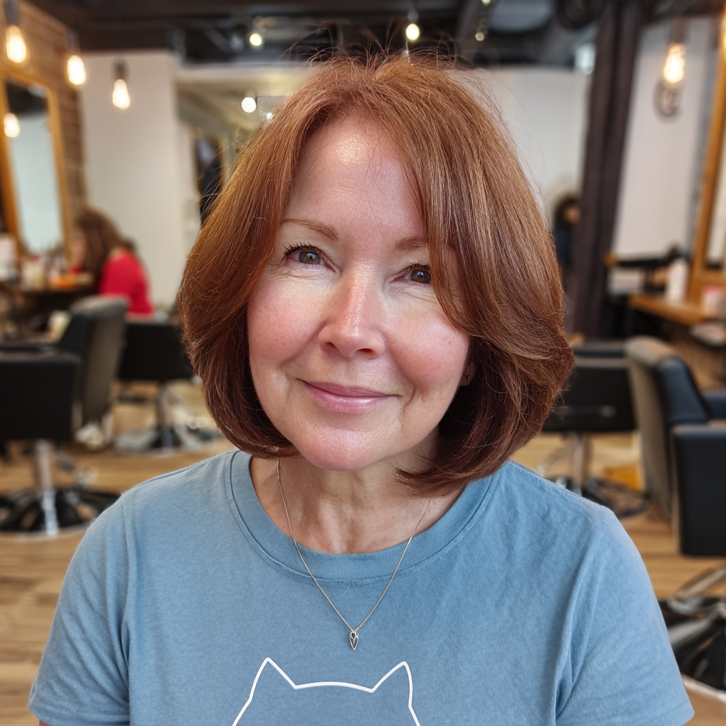 Classic Textured Bob with Subtle Volume