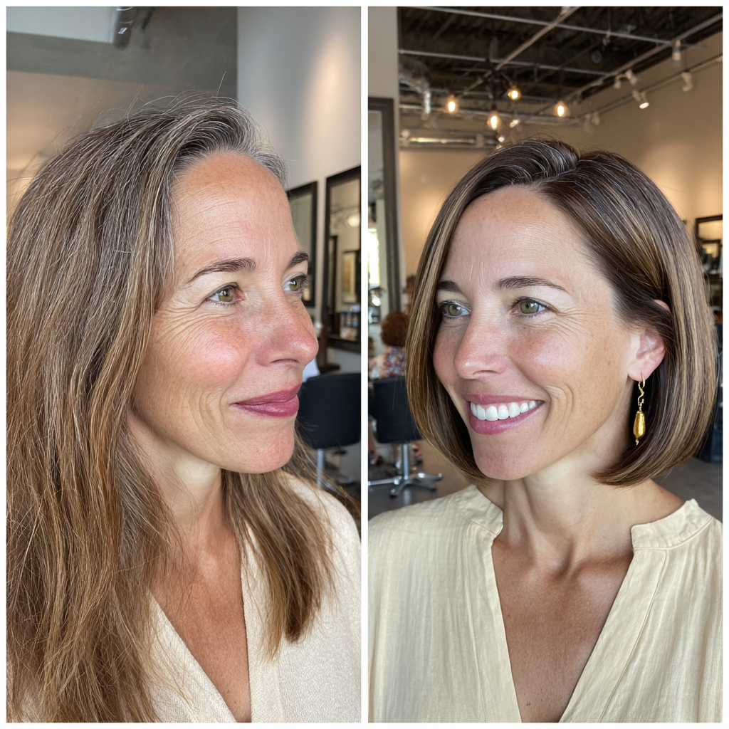 Elegant A-Line Bob with Subtle Texture