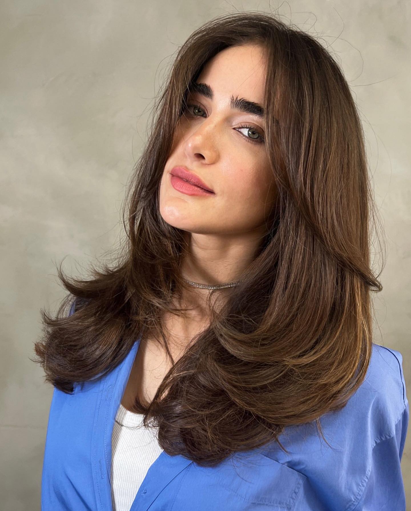 Elegant Long Layered Cut with Soft Movement