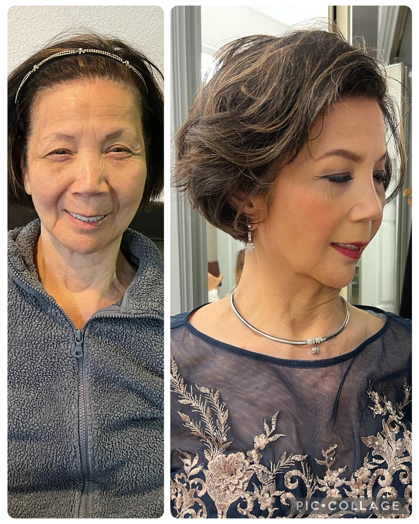 Elegant Textured Short Bob with Subtle Highlights