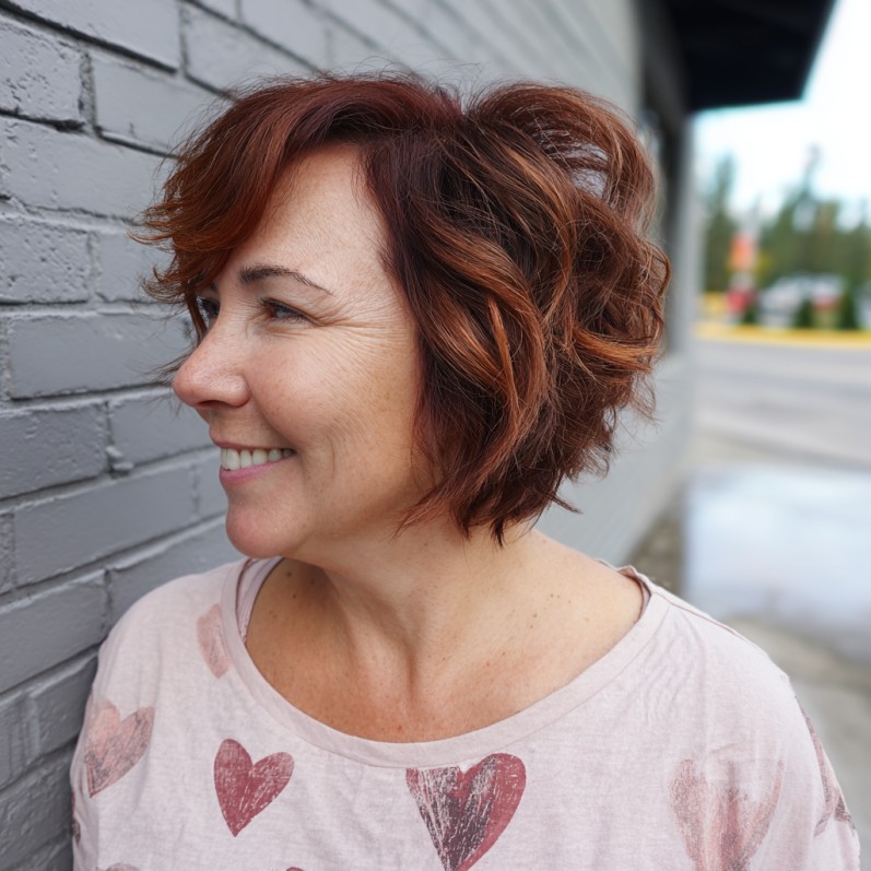 Playful Textured Medium Pixie Bob