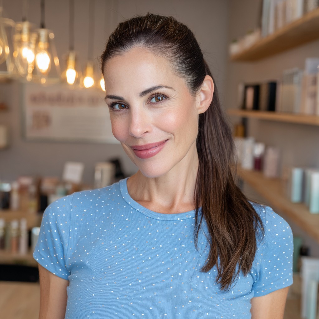 Sleek High Ponytail with Face-Framing Layers