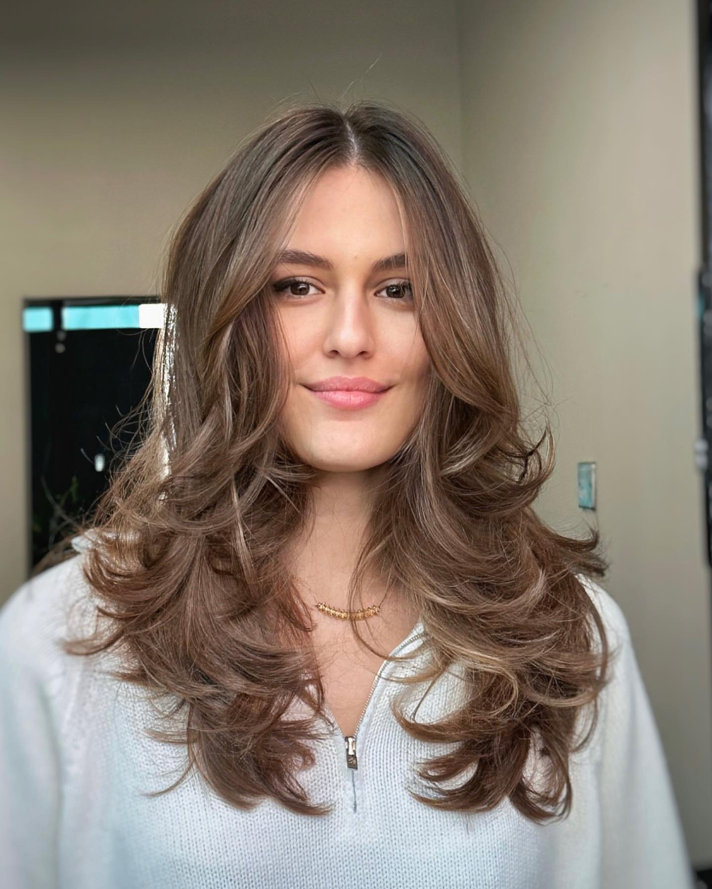 Textured Long Layers with Soft Movement