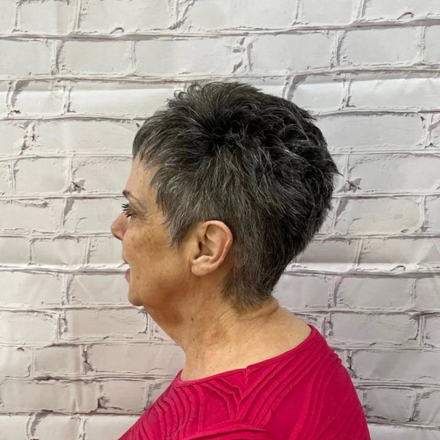 Textured Short Pixie Cut with Edgy Layers