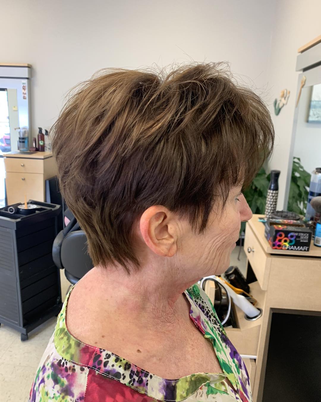Textured Short Pixie Cut with Soft Layers