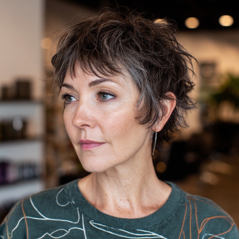 Chic Textured Pixie with Soft Layers