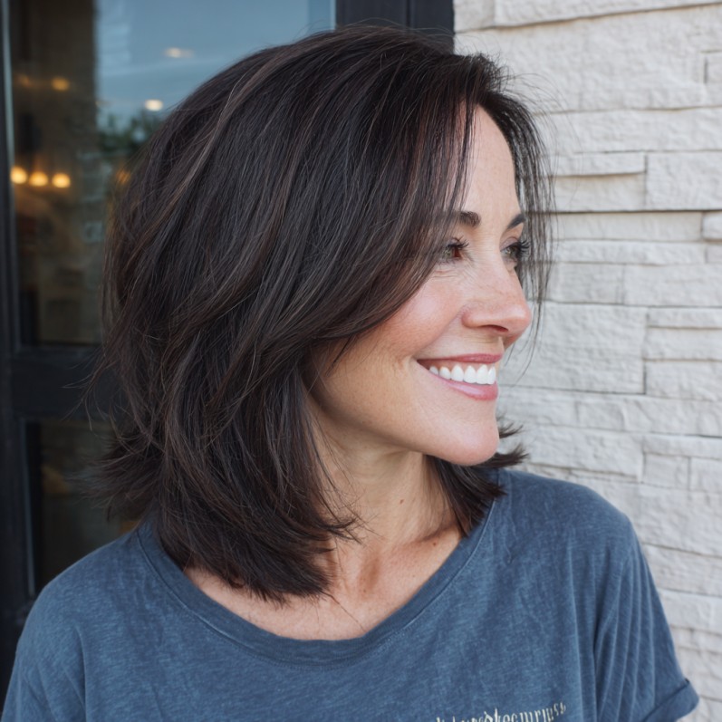 Modern Layered Cut with Soft Movement