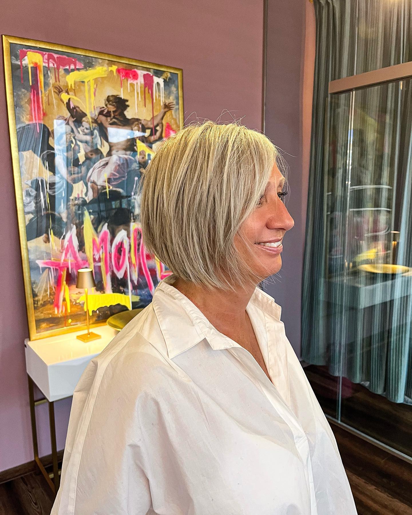 Modern Textured Bob with Subtle Layers